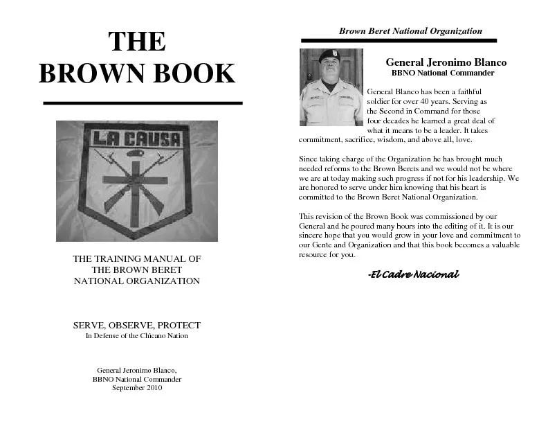 THE BROWN BOOK