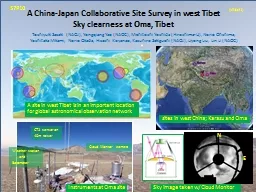 A China-Japan Collaborative Site Survey in west Tibet