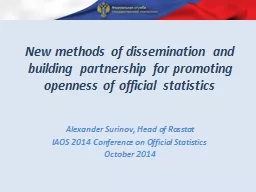 New methods of dissemination and building partnership for p
