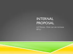 Internal Proposal