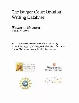 The Burger Court OpinionWriting DatabaseWooley v. Maynard430 U.S. 705