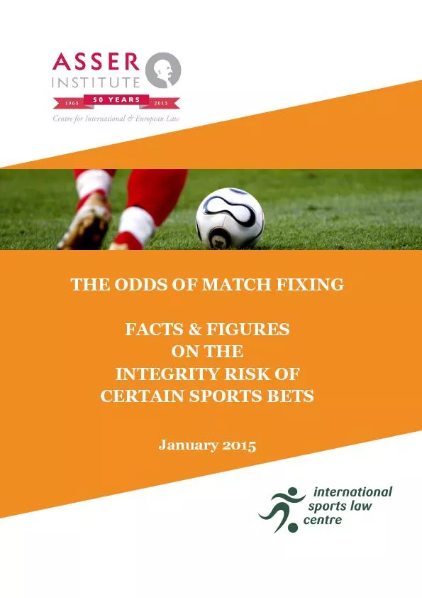 THE ODDS OF MATCH FIXING