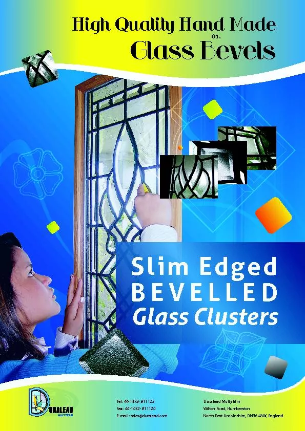 Slim Edged BEVELLEDGlass Clusters