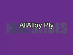AllAlloy Pty