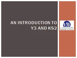 An introduction to Y3 and KS2
