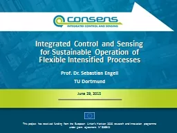 Integrated Control and Sensing