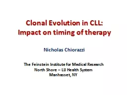 Clonal Evolution in CLL: