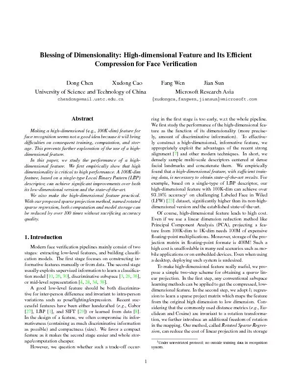 BlessingofDimensionality:High-dimensionalFeatureandItsEf