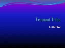 Fremont Tribe