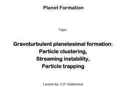 Planet Formation