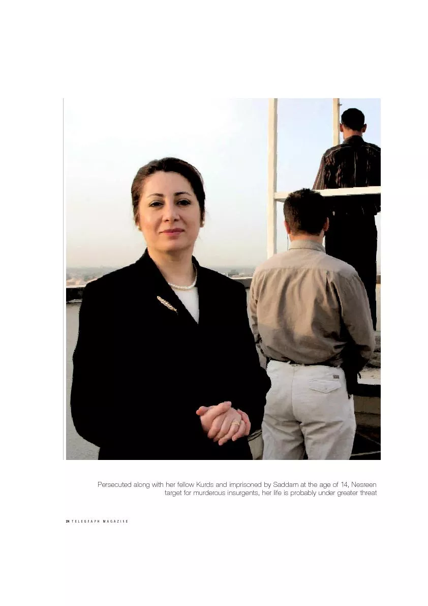 Persecuted along with her fellow Kurds and imprisoned by Saddam at the