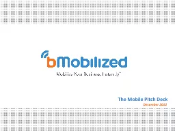 The Mobile Pitch Deck
