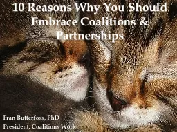10 Reasons Why You Should Embrace Coalitions & Partners