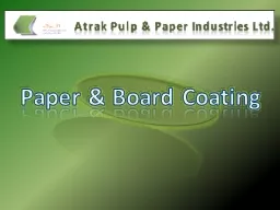 Paper & Board Coating