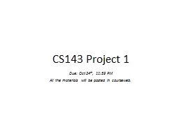 CS143 Project 1