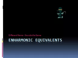 Enharmonic Equivalents
