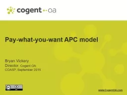 Pay-what-you-want APC model