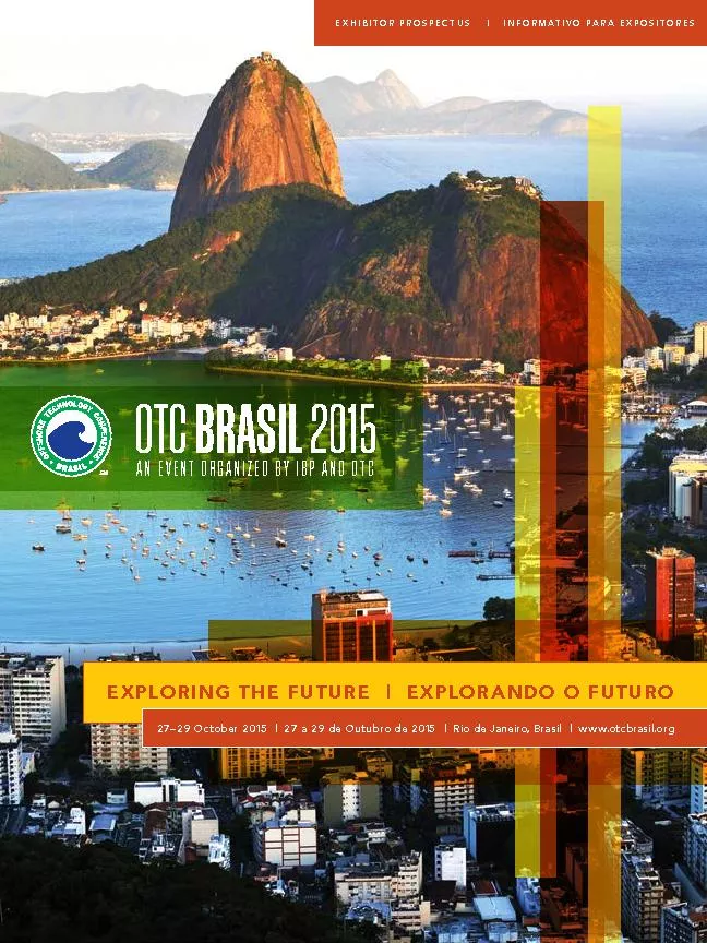 27–29 October 2015  |  27 a 29 de Outubro de 2015  |  Rio de Jane