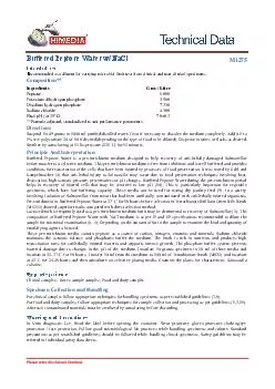 Please refer disclaimer Overleaf.Buffered Peptone Water with NaClM1275