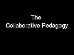 The Collaborative Pedagogy