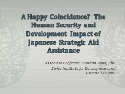 A Happy Coincidence? The Human Security and Development Imp