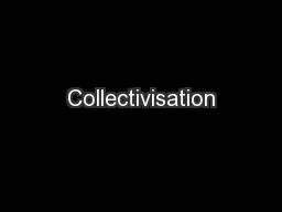 Collectivisation