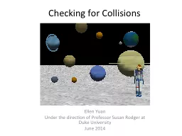 Checking for Collisions