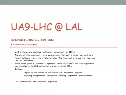 UA9-LHC @ LAL