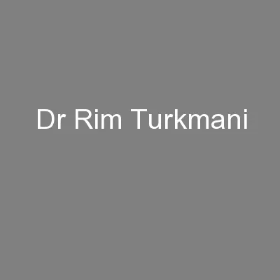 Dr Rim Turkmani
