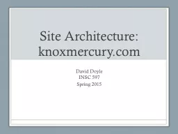Site Architecture:
