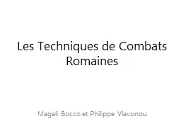 Les Techniques de Combats Romaines
