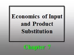 Economics of Input
