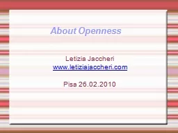 About Openness