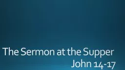 The Sermon at the Supper