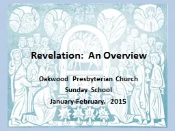 Revelation:  An Overview