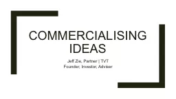 Commercialising
