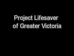 Project Lifesaver of Greater Victoria