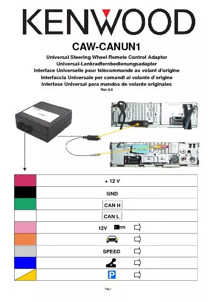 CAW-CANUN1 Universal Steering Wheel Remote Control Adaptor Universal-L
