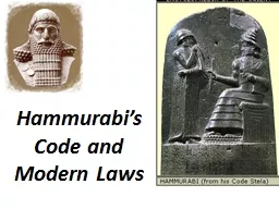 Hammurabi’s Code and Modern Laws
