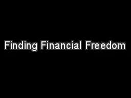 Finding Financial Freedom