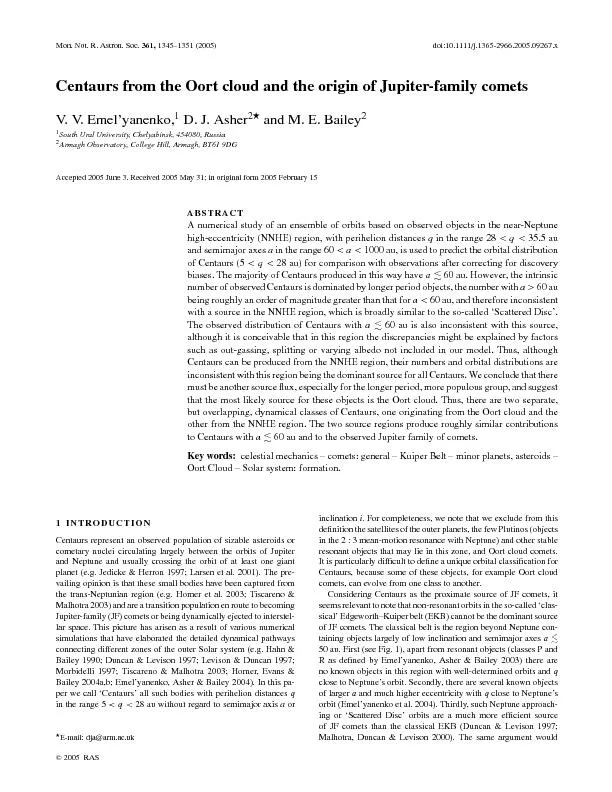 CentaursfromtheOortcloud