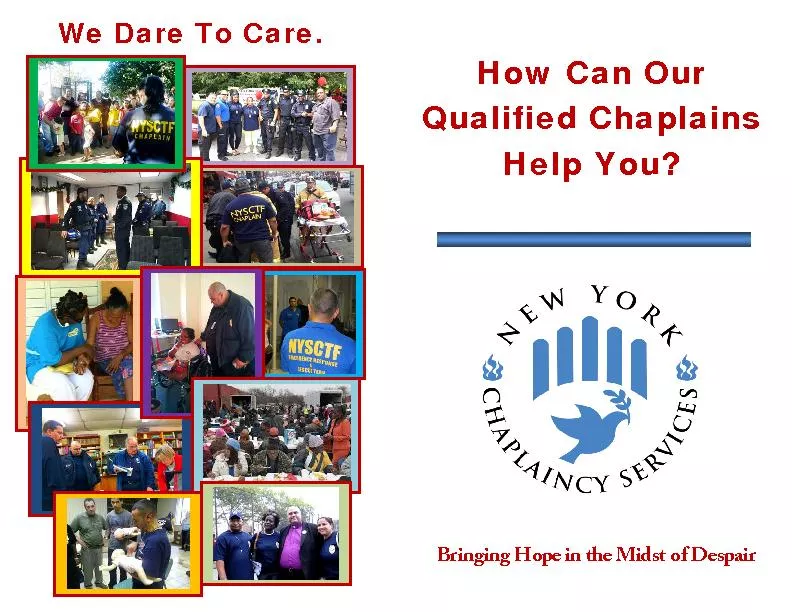 About New York Chaplaincy ServicesNew York Chaplaincy Servicesis a Not