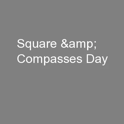 Square & Compasses Day