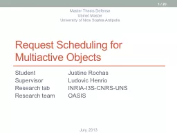 Request Scheduling for Multiactive Objects