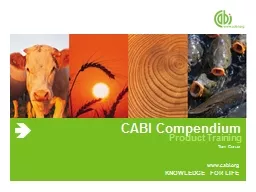 CABI Compendium