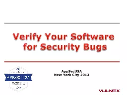 Verify Your Software