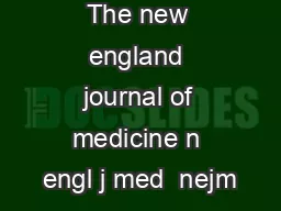 original article The new england journal of medicine n engl j med  nejm