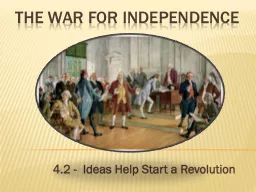 The War For Independence