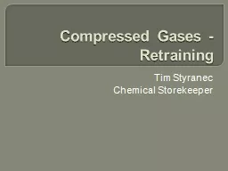 Compressed Gases - Retraining