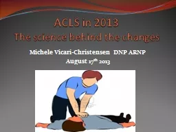 ACLS in 2013